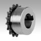 Zincir çarkları, tekli, 3/8" x 7/32" DIN ISO 606, montaj için hazır, Form B