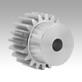 Spur gears stainless steel, module 2.5 toothing milled, straight teeth, engagement angle 20°