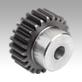 Spur gears steel, module 2 toothing hardened, straight teeth, engagement angle 20°