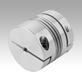 Metal bellows couplings, short type, for high torques with clamp hubs