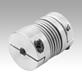 Metal bellows couplings, mini with clamp hubs