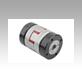 Elastomer dog couplings with conical hub and clamping ring (similar to DIN 69002) 