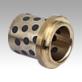 Guide bushes DIN 9834 / ISO 9448, bronze, maintenance-free with collar