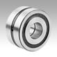Axial angular contact ball bearing, steel double-row