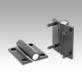 Hinges aluminium, with adjustable friction