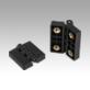 Hinges plastic with bushes