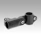 Tube clamps swivel, plastic