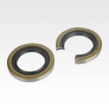 End seals double-lip sealing rings