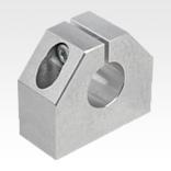 Shaft supports, aluminium, compact