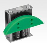 Chain tensioner TS, stainless steel 
with arched profile