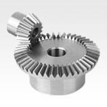 Bevel gears in steel, ratio 1:3 toothing milled, straight teeth, engagement angle 20°