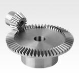 Bevel gears in steel, ratio 1:4 toothing milled, straight teeth, engagement angle 20°