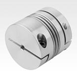 Metal bellows couplings, short type, for high torques with clamp hubs