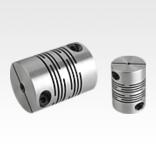 Beam couplings aluminium with clamping hubs