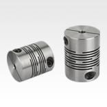 Beam couplings stainless steel with clamping hubs