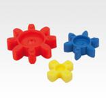 Spiders, play-free for elastomer dog couplings