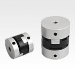 Oldham-type couplings clamping with grub screw