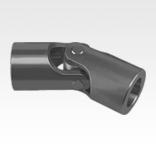 Universal joints single with plain bearing, robust version DIN 808