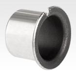 Plain bearings with collar