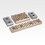 Glide plate bronze or steel, maintenance-free