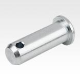 Pin with hole for split pin suitable for clevis joints