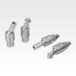 Axial joints for tractive forces adjustable