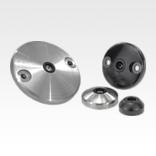 Swivel feet plates die-cast zinc or stainless steel