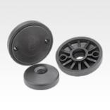 Levelling feet plates plastic
