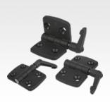 Hinges plastic, with locking lever
