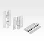 Hinges, stainless steel with preset friction
