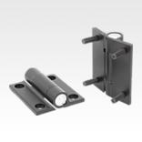 Hinges aluminium, with adjustable friction