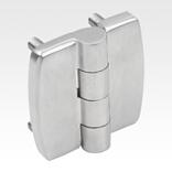 Hinges, stainless steel with fastening screws