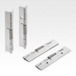 Spring hinges steel, stainless steel or aluminium, 120 mm