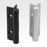 Spring hinges aluminium profile, 0.50 Nm