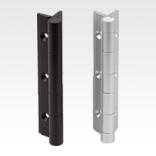 Spring hinges aluminium profile, 0.7 Nm, long version