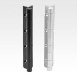 Spring hinges aluminium profile, 0.9 Nm, long version