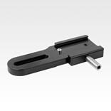Basic quick-action clamp, aluminium 
with extension