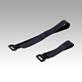Hook and loop belt with buckle plastic self-extinguishing