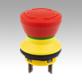 Emergency stop button, fitted version Ø 22.3 mm flat pin connector