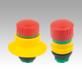 Emergency stop button, fitted version Ø 22.3 mm with contact blocks