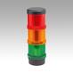 Signal towers, LED green, yellow, red, Ø70 mm, complete unit, Form A