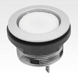Push button, tactile, installation version, Ø 22.3 mm 
tab plug connector, compact