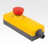 Emergency stop button in Ø 22.3 mm housing "Minibox" connection M12