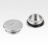 Screw plugs brass, round