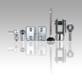 Clevis joints
Rod ends
Ball joints
Axial joints
Levelling sets
Swivel feet
Levelling feet
Tube-end plugs
Equipment feet
Hinges