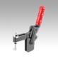 Toggle clamps vertical heavy duty with adjustable clamping spindle