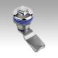 Quarter-turn locks, stainless steel, Hygienic DESIGN, with square actuation