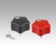 Five lobe grips plastic lockable with external thread