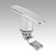 Quarter-turn lock, stainless steel 1.4404, Hygienic DESIGN, with T-grip