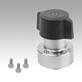 Quarter-turn latches, stainless steel, heavy-duty version 
with plastic twist knob 
